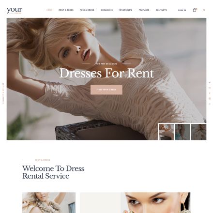 ThemeForest Your Dress