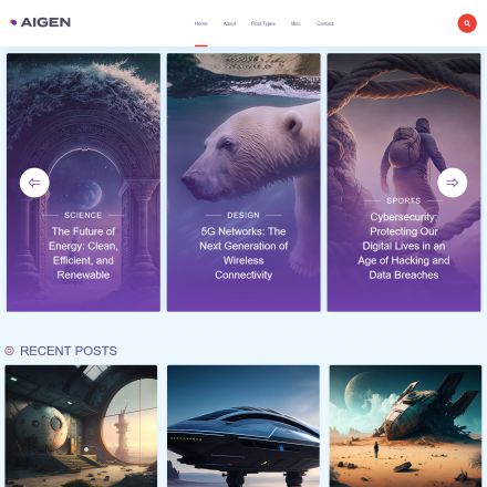 ThemeForest Aigen