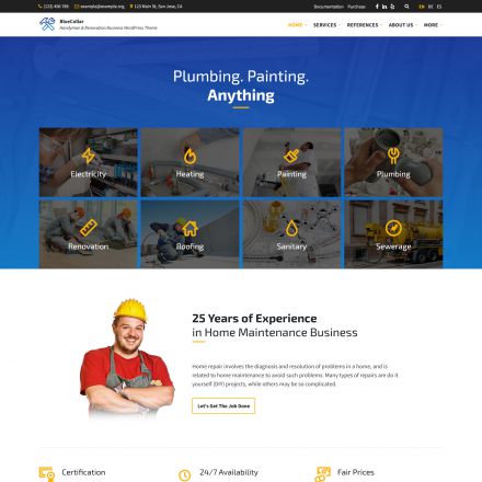 ThemeForest BlueCollar