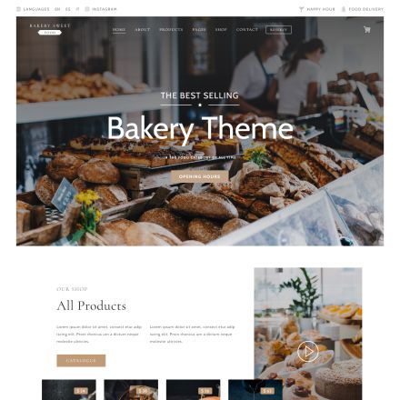 ThemeForest Cake Bakery