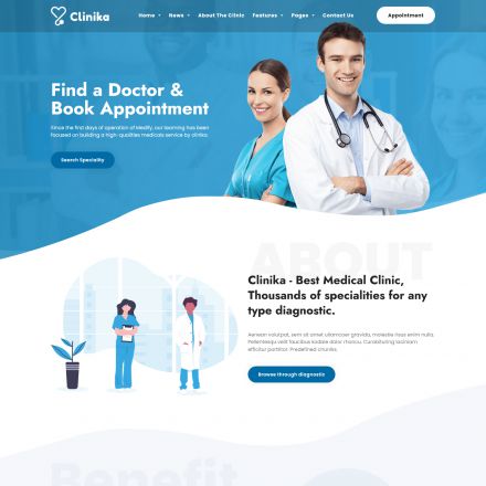 ThemeForest Clinika