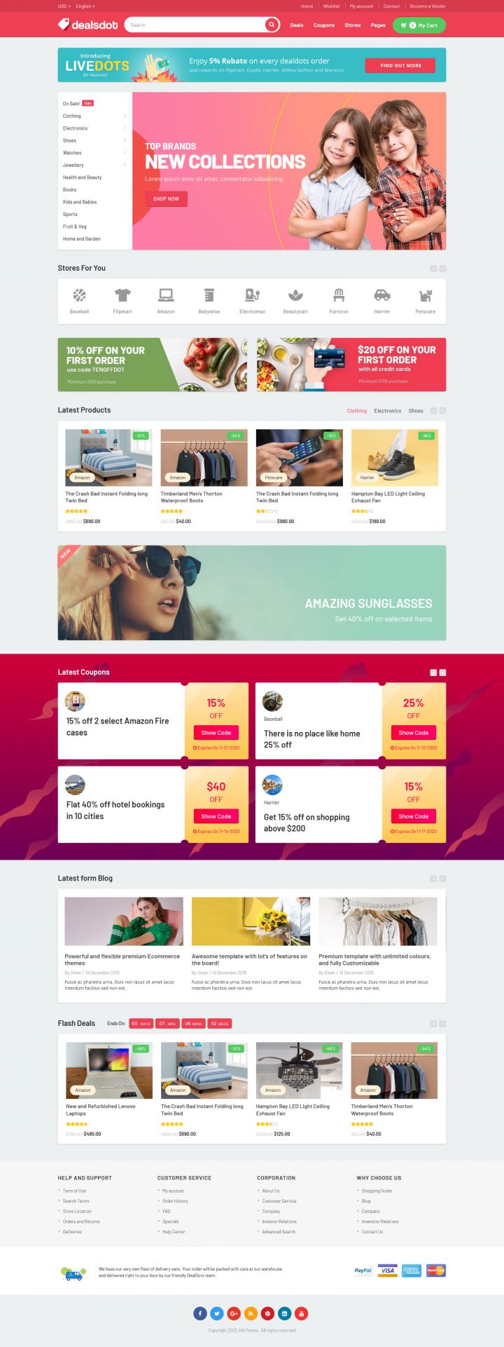 WordPress шаблон ThemeForest Dealsdot