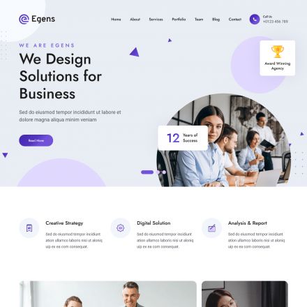 ThemeForest Egens