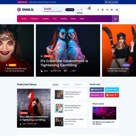 ThemeForest Ennlil