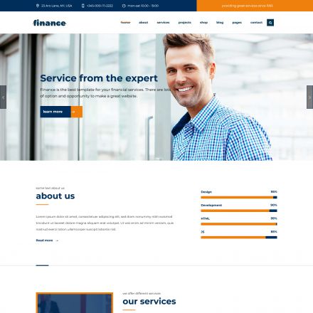 ThemeForest Consulting Finance