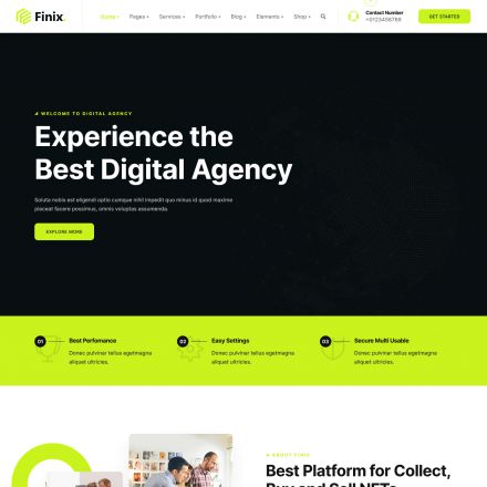 ThemeForest Finix