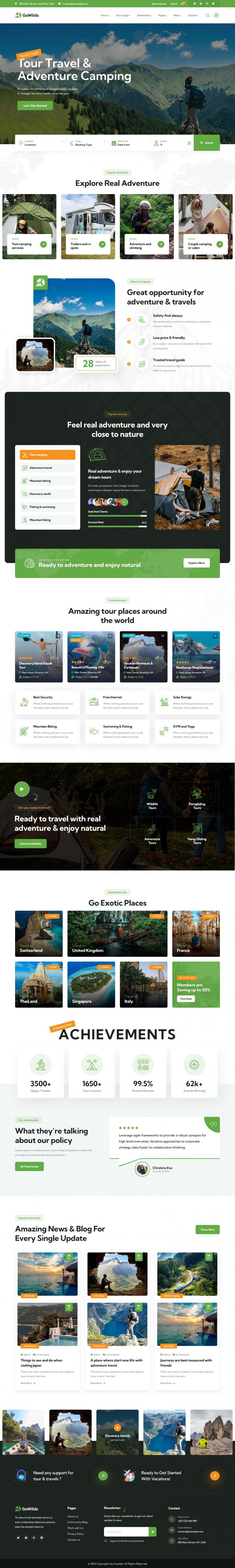 WordPress шаблон ThemeForest Gowilds