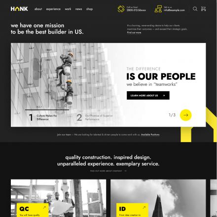 ThemeForest Hank