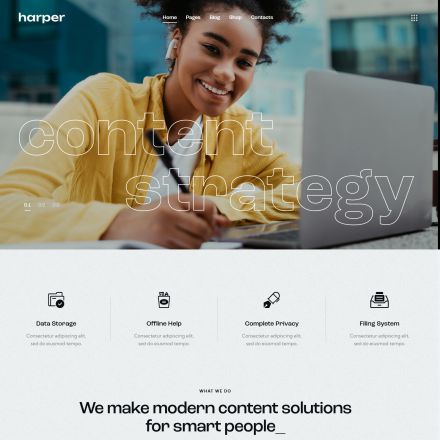 ThemeForest Harper