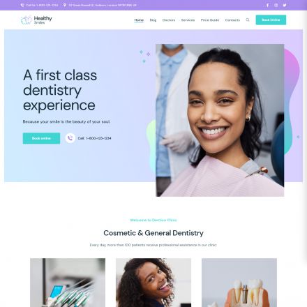 ThemeForest Healthy Smiles