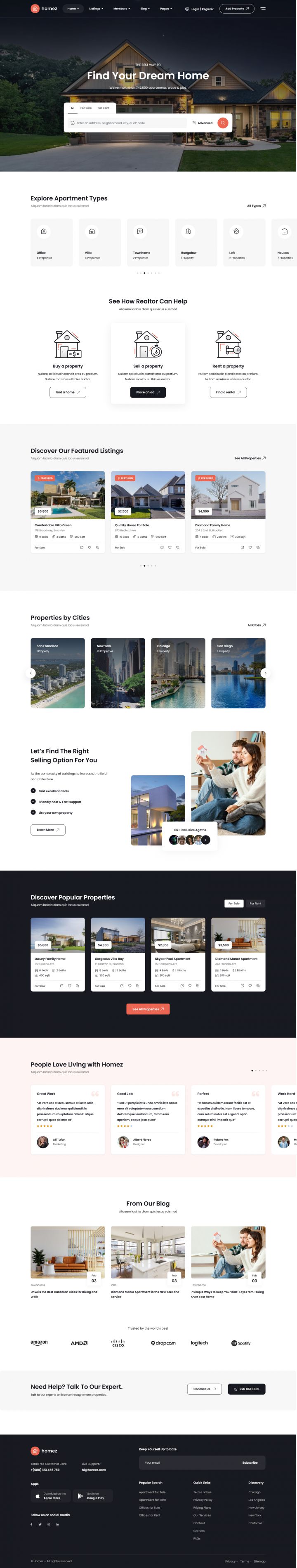 WordPress шаблон ThemeForest Homez