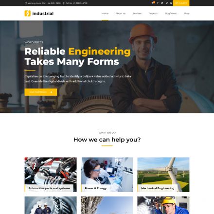 ThemeForest Industrial