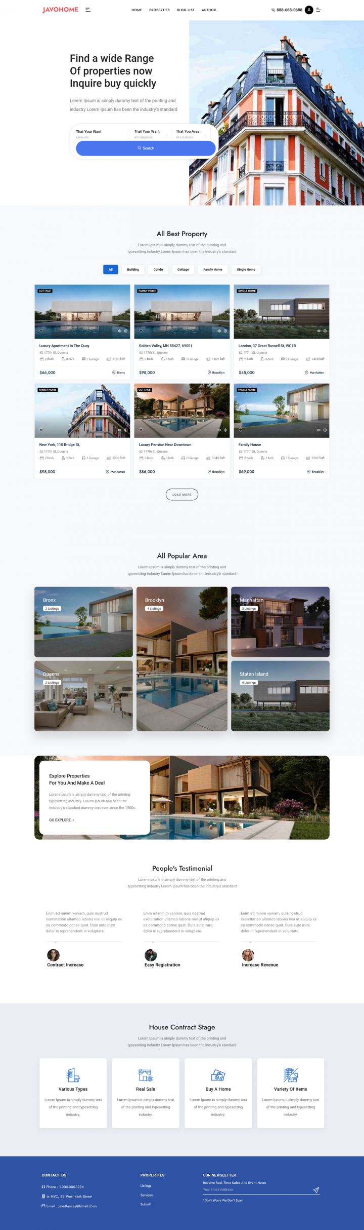 WordPress шаблон ThemeForest Javo Home