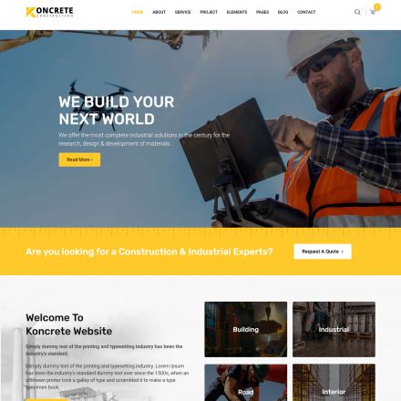 ThemeForest Koncrete