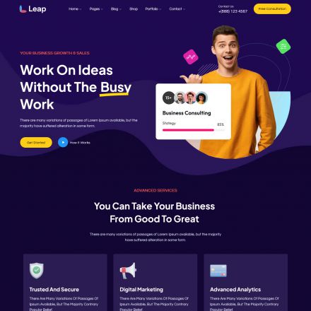 ThemeForest Leap