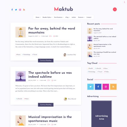 ThemeForest Maktub