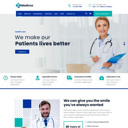 ThemeForest Medicoz