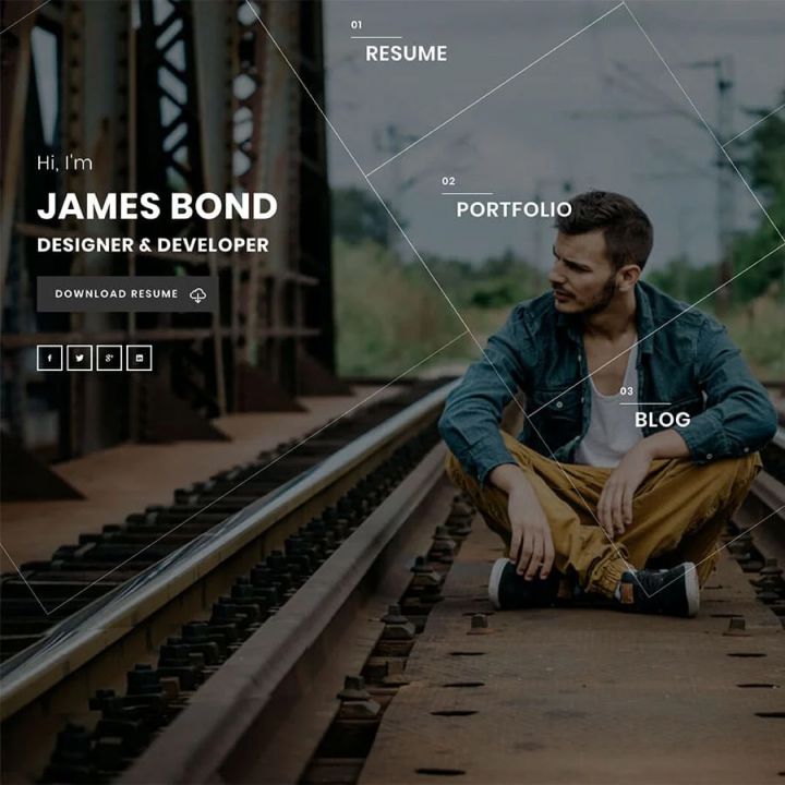 WordPress шаблон ThemeForest Mefolio