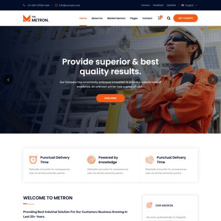 ThemeForest Metron