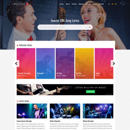 ThemeForest Muusico