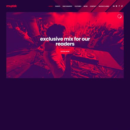 ThemeForest Muzak