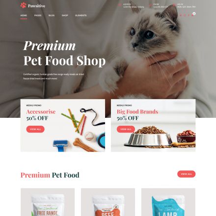 ThemeForest Pawsitive