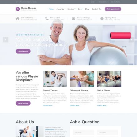 ThemeForest Physio