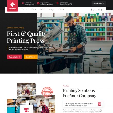 ThemeForest Printress