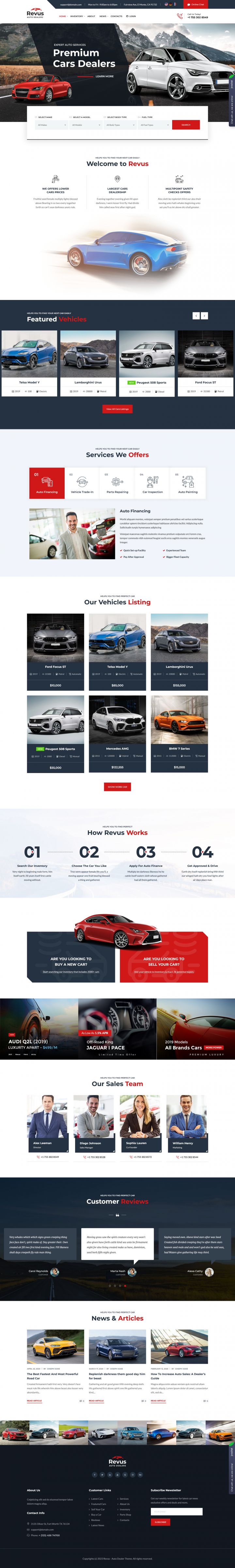 WordPress шаблон ThemeForest Revus