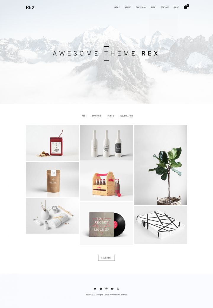 WordPress шаблон ThemeForest Rex