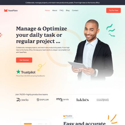 ThemeForest SaasPlate