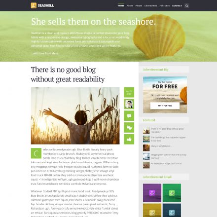 ThemeForest SeaShell