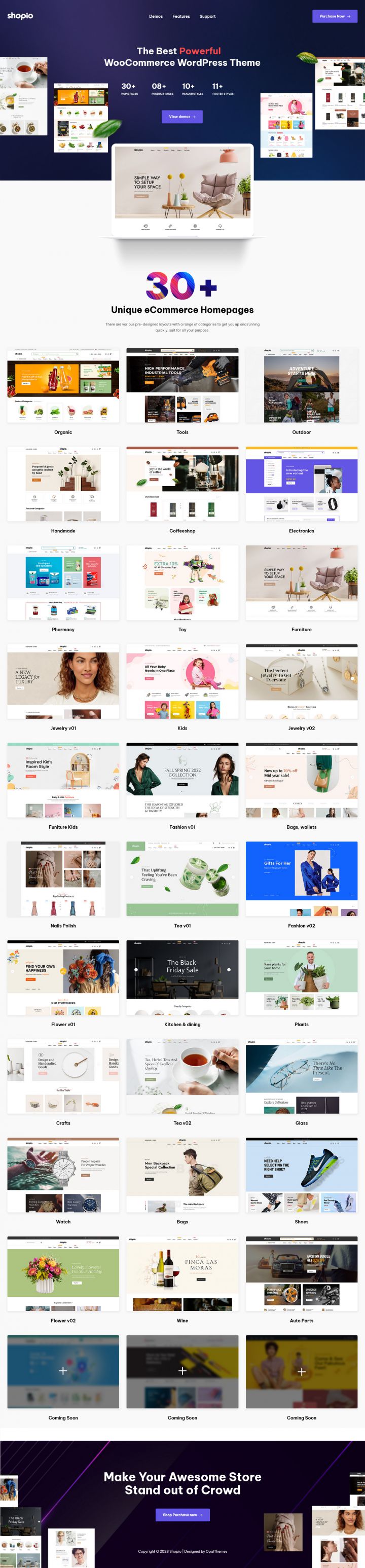 WordPress шаблон ThemeForest Shopio