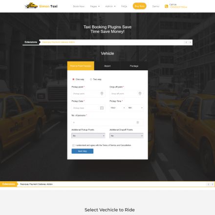 ThemeForest SimonTaxi