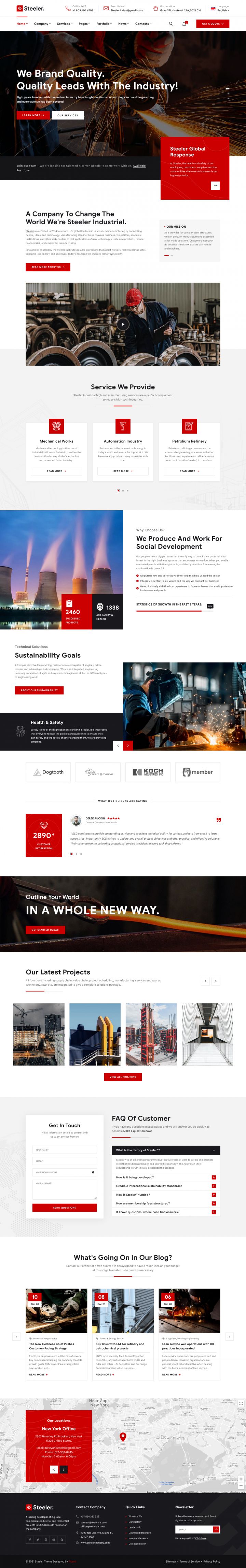 WordPress шаблон ThemeForest Steeler