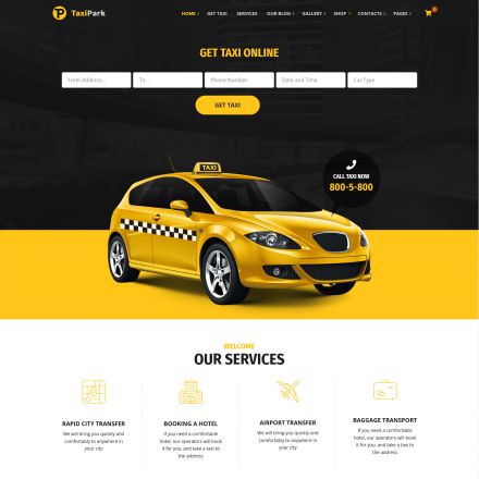 ThemeForest TaxiPark