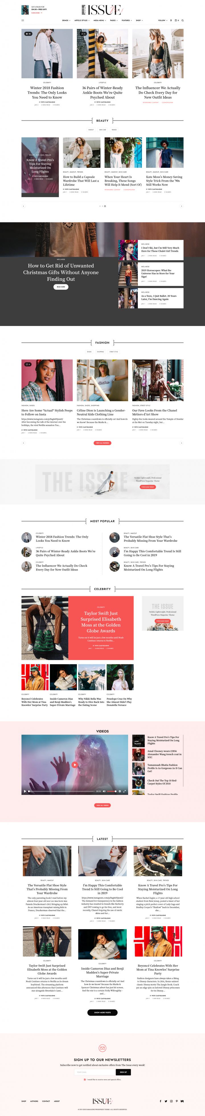 WordPress шаблон ThemeForest The Issue