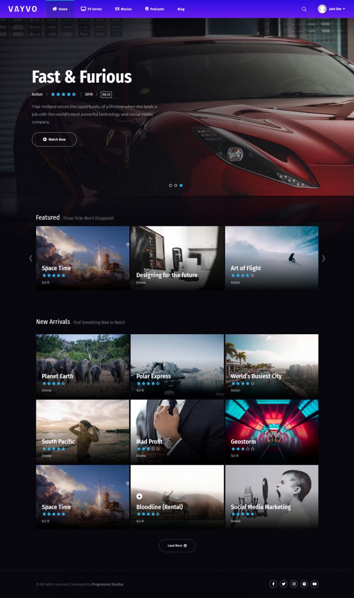 WordPress шаблон ThemeForest Vayvo