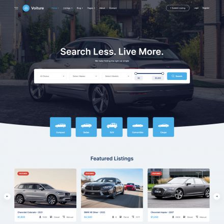 ThemeForest Voiture