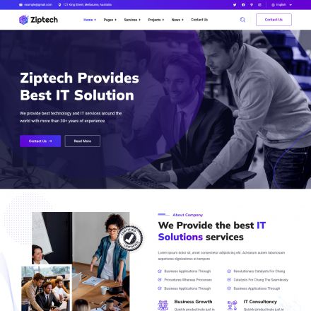 ThemeForest Ziptech