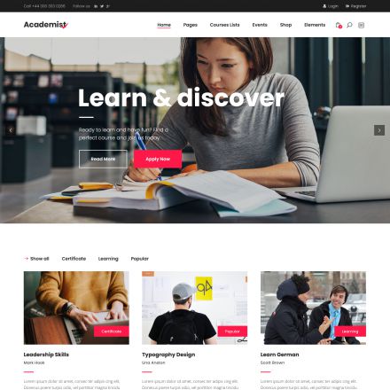 ThemeForest Academist