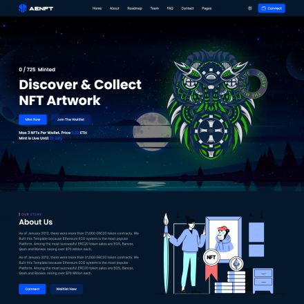 ThemeForest Aenft