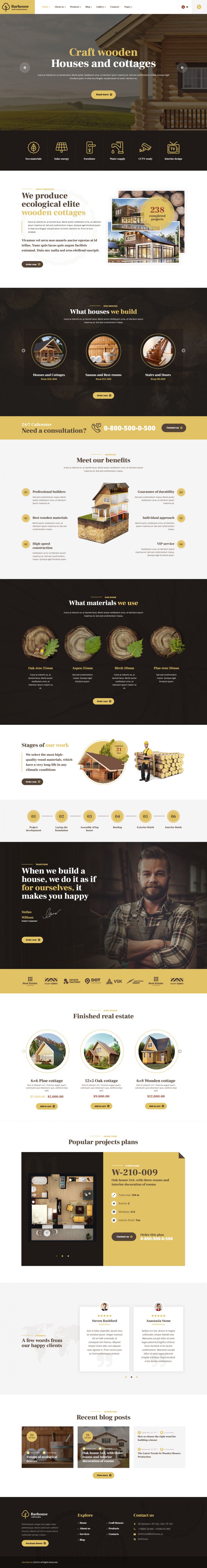 WordPress шаблон ThemeForest Barhouse