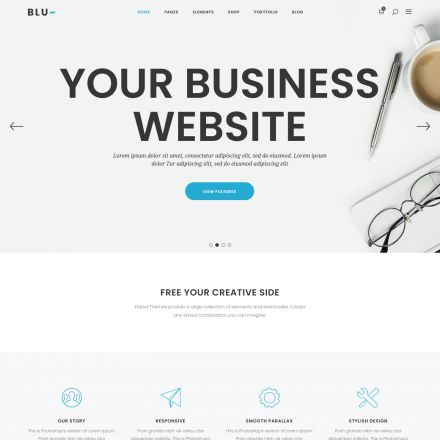 ThemeForest Blu