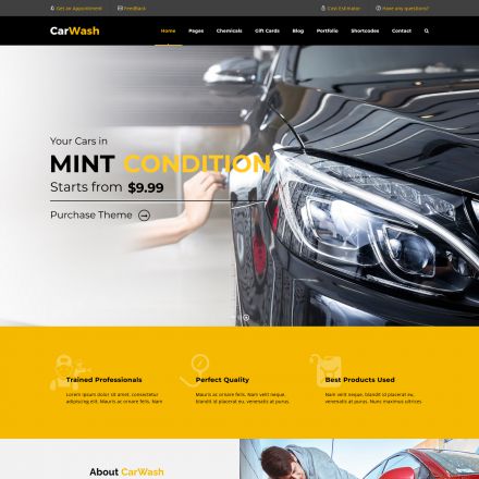 ThemeForest Car Wash