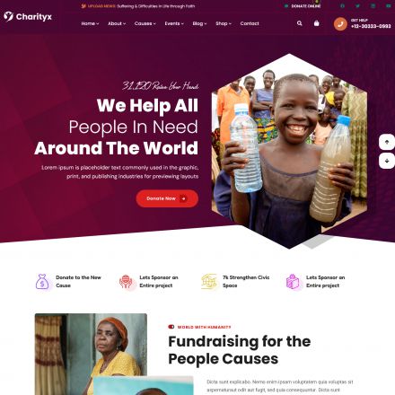 ThemeForest Charityx