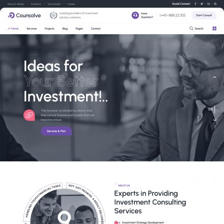 ThemeForest Counsolve