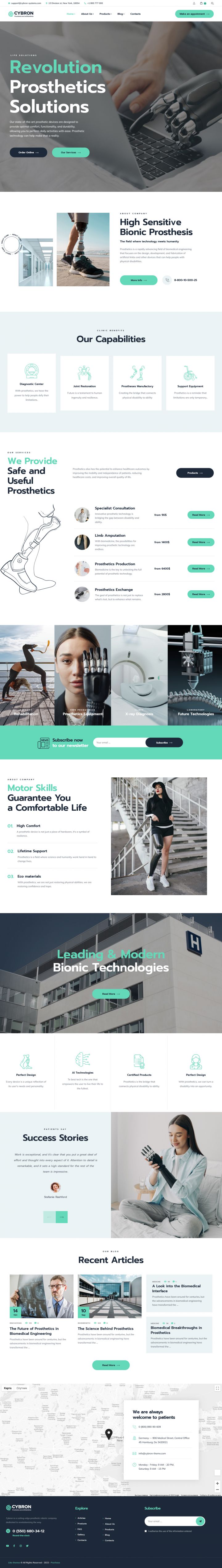 WordPress шаблон ThemeForest Cybron