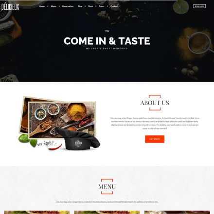 ThemeForest Delicieux