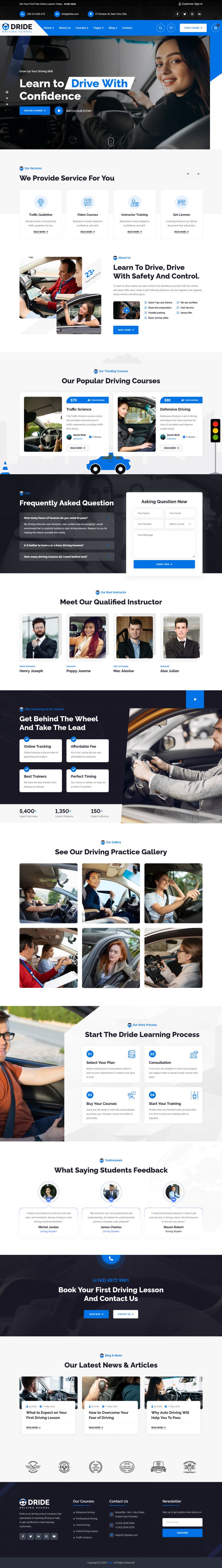 WordPress шаблон ThemeForest Dride